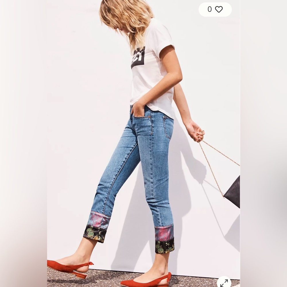 Anthropologie Pilcro Slim Boyfriend Jeans, Sz 26 - Picture 2 of 15